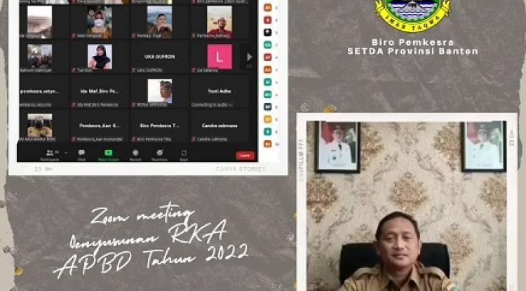 Agenda Zoom Meeting Biro Pemkesra