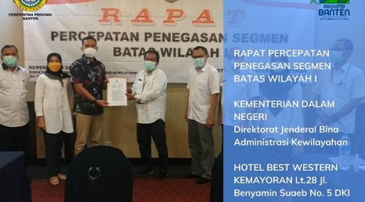 RAPAT PERCEPATAN PENEGASAN SEGMEN BATAS WILAYAH I