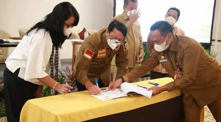 Penandatanganan Nota Kesepakatan tentang Penyelenggaraan SPAM Regional Karian - Serpong Tahap I