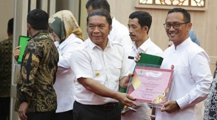 Biro Pemkesra Setda Provinsi Banten kembali meraih Penghargaan Keterbukaan Informasi Badan Publik tahun 2022