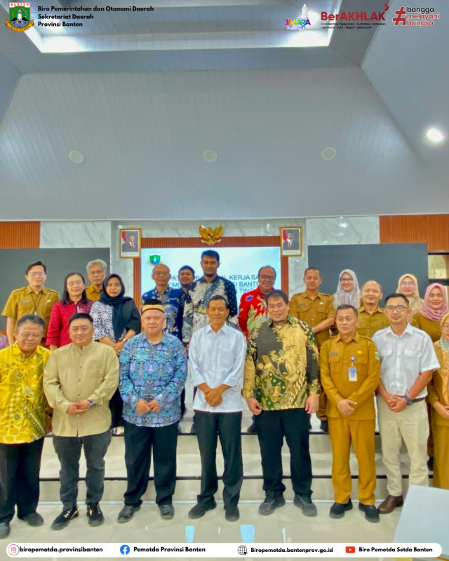 Pembahasan Kerja Sama Pemerintah Provinsi Banten dengan Universitas Pramita dan Politeknik Negeri Media