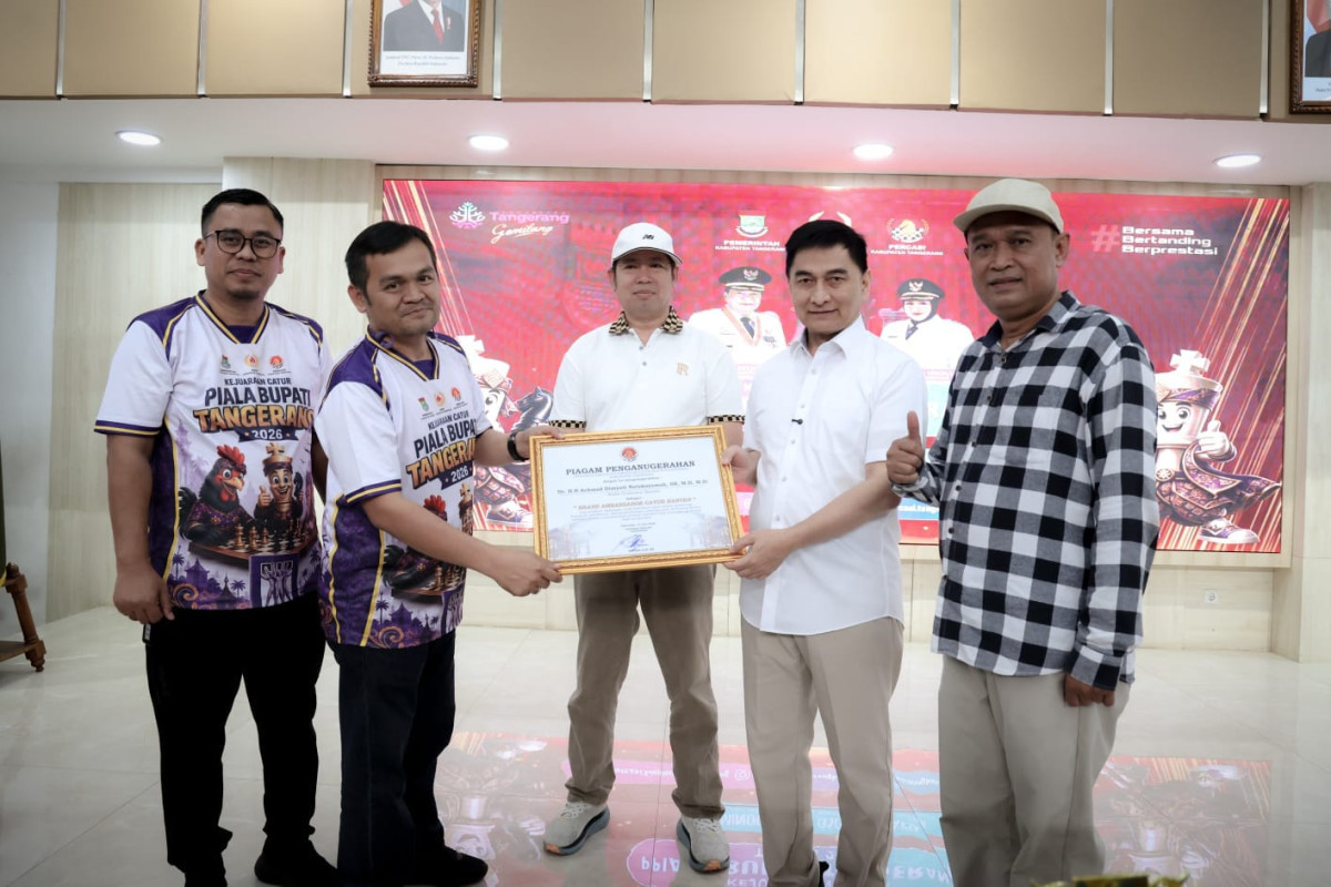 Wagub Banten: Bermain Catur Bisa Kurangi Ketergantungan Gawai pada Anak