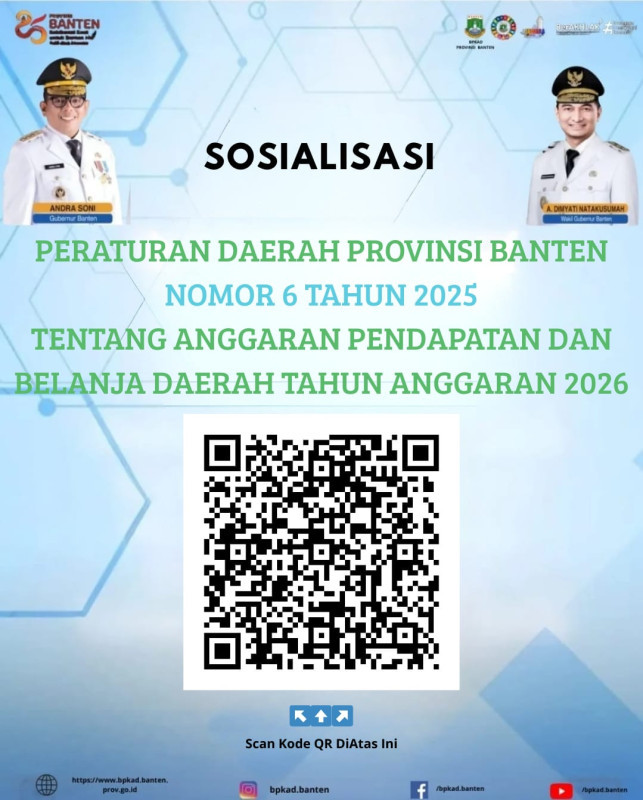 Sosialisasi Peraturan Daerah Provinsi Banten Tentang APBD 2026