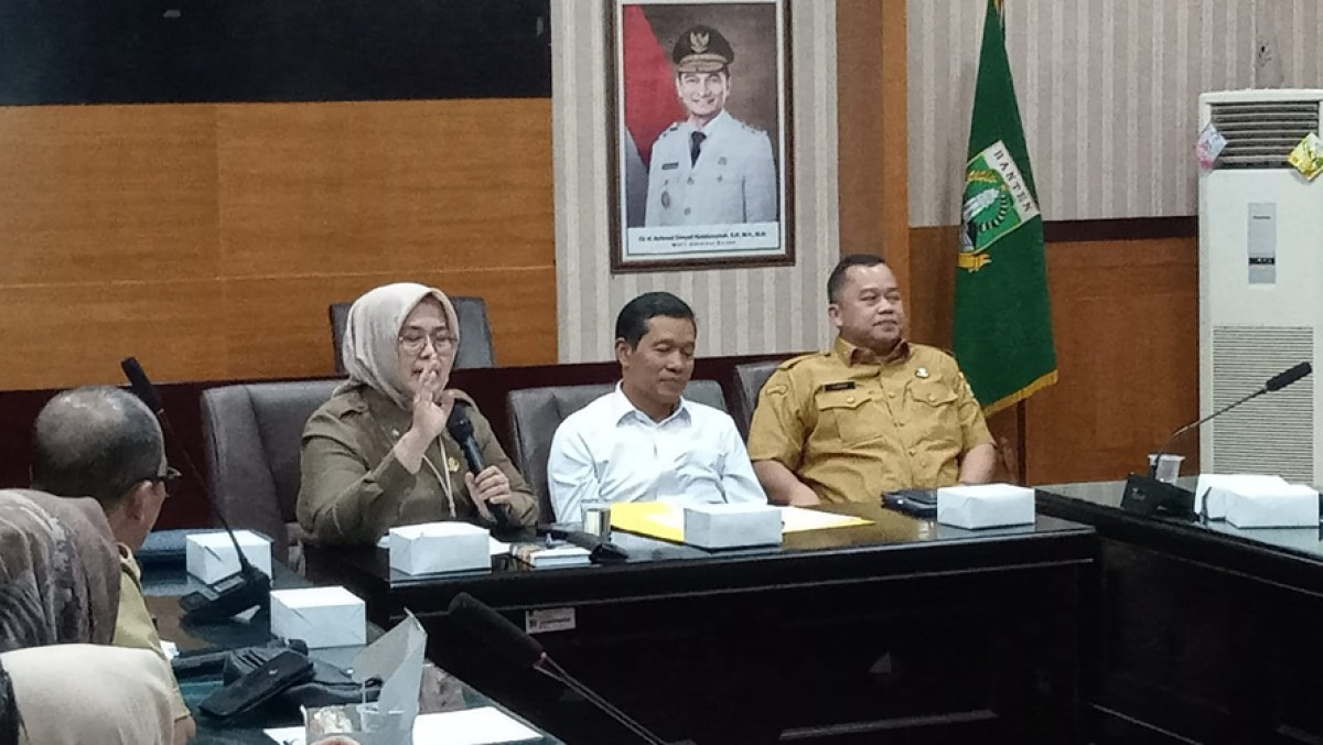 Rapat Koordinasi Penyelesaian Aset Pemekaran Antara Pemkab. Serang dengan Pemkot Serang
