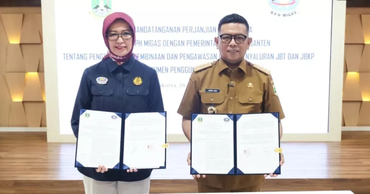 Penandatanganan Perjanjian Kerjasama antara BPH Migas dengan Pemerintah Provinsi Banten