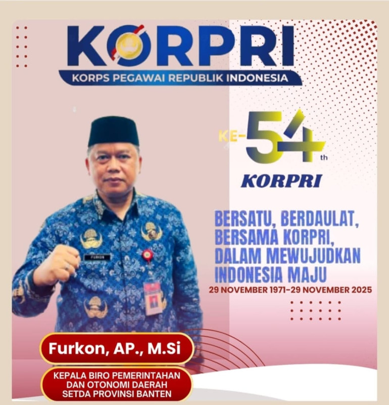 Selamat Hari KORPRO yang ke-54 Bersatu, berdaulat, Bersama KORPRI dalam mewijudkan Indonesia Maju
