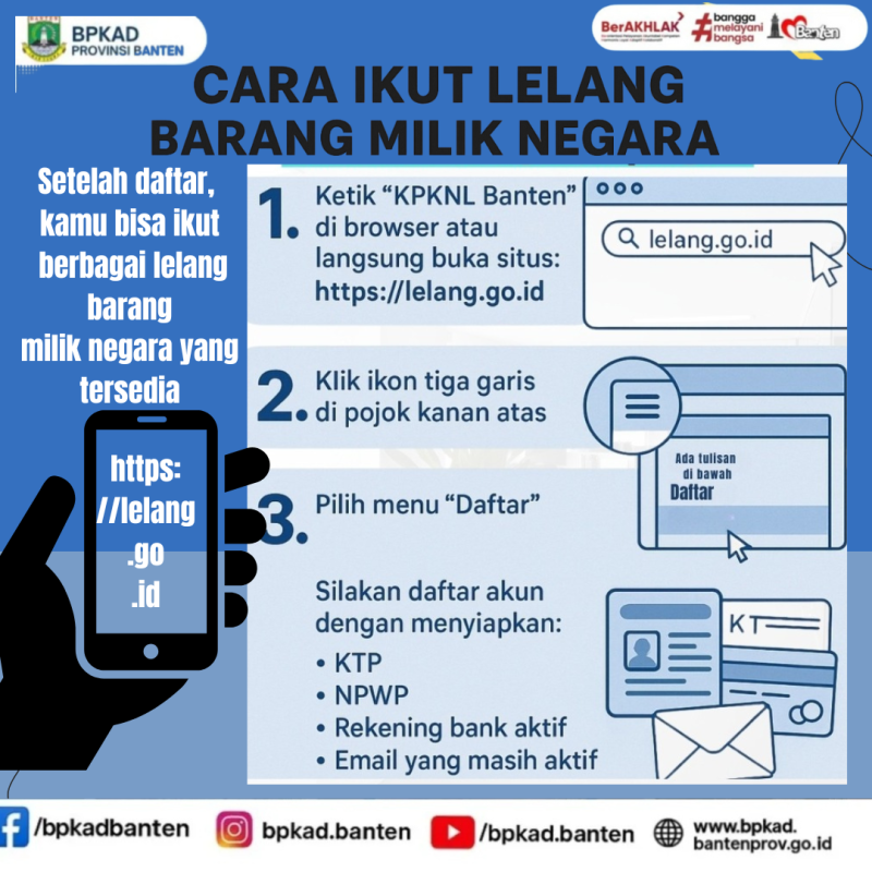 Cara Ikut Lelang Barang Milik Negara