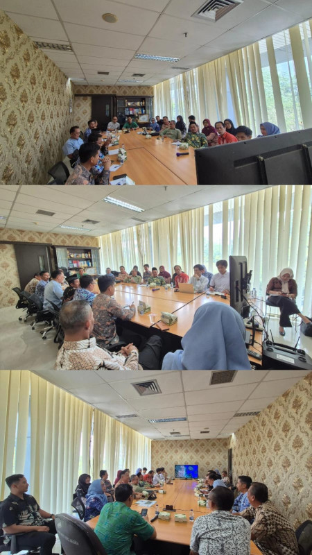 Badan Otoritas Pengelola Pantai Utara Jawa bersama Pemerintah Provinsi Banten Audiensi Monitoring dan Evaluasi Kunjungan Lapangan terkait Pengumpulan Data Awal Segmen 1 Serang