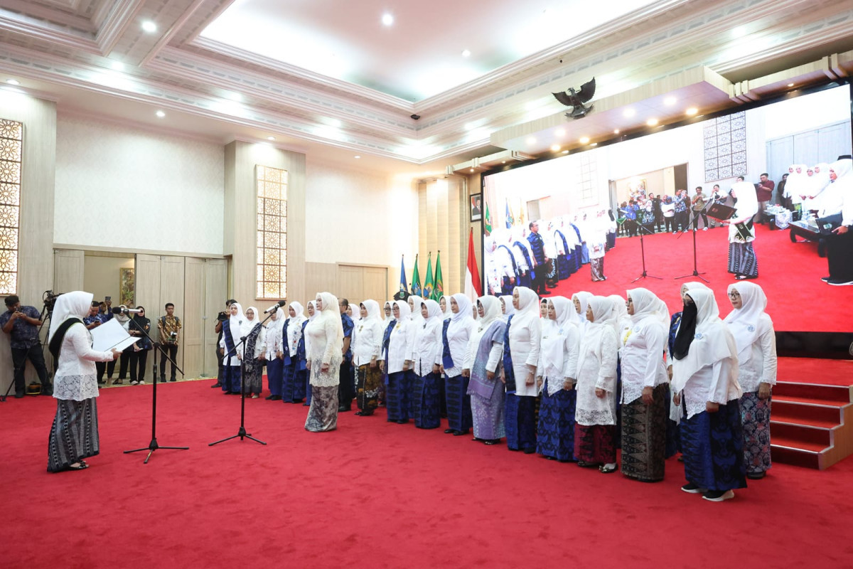 Ketua Dekranasda Provinsi Banten Tinawati Andra Soni Lantik Ketua Dekranasda Kabupaten/Kota di Provinsi Banten