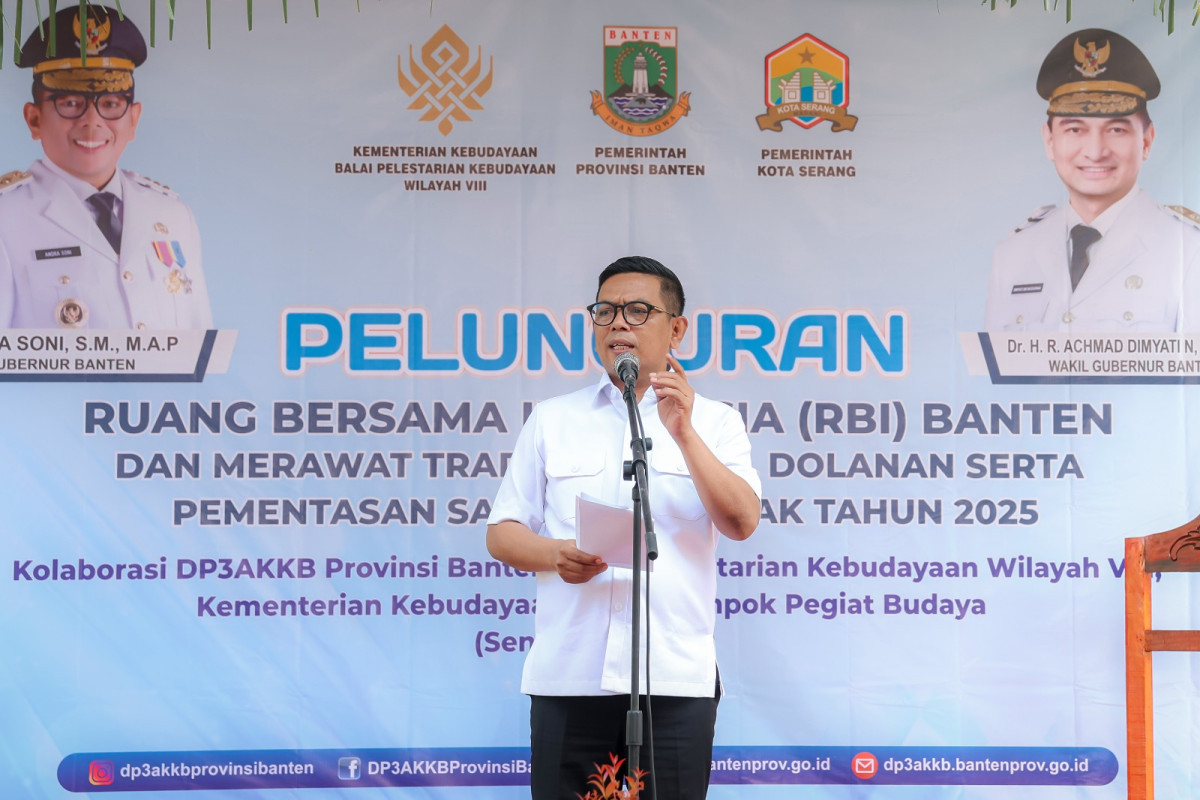 Gubernur Banten Andra Soni Targetkan Ruang Bersama Indonesia di Tiap Kecamatan, Desa dan Kelurahan
