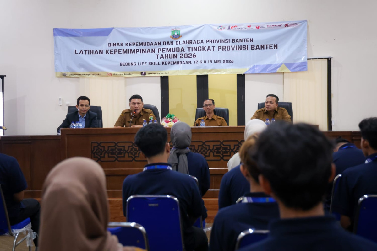 Bentuk Karakter dan Jiwa Kepemimpinan, Pemprov Banten Gembleng 50 Pemuda Lintas Organisasi