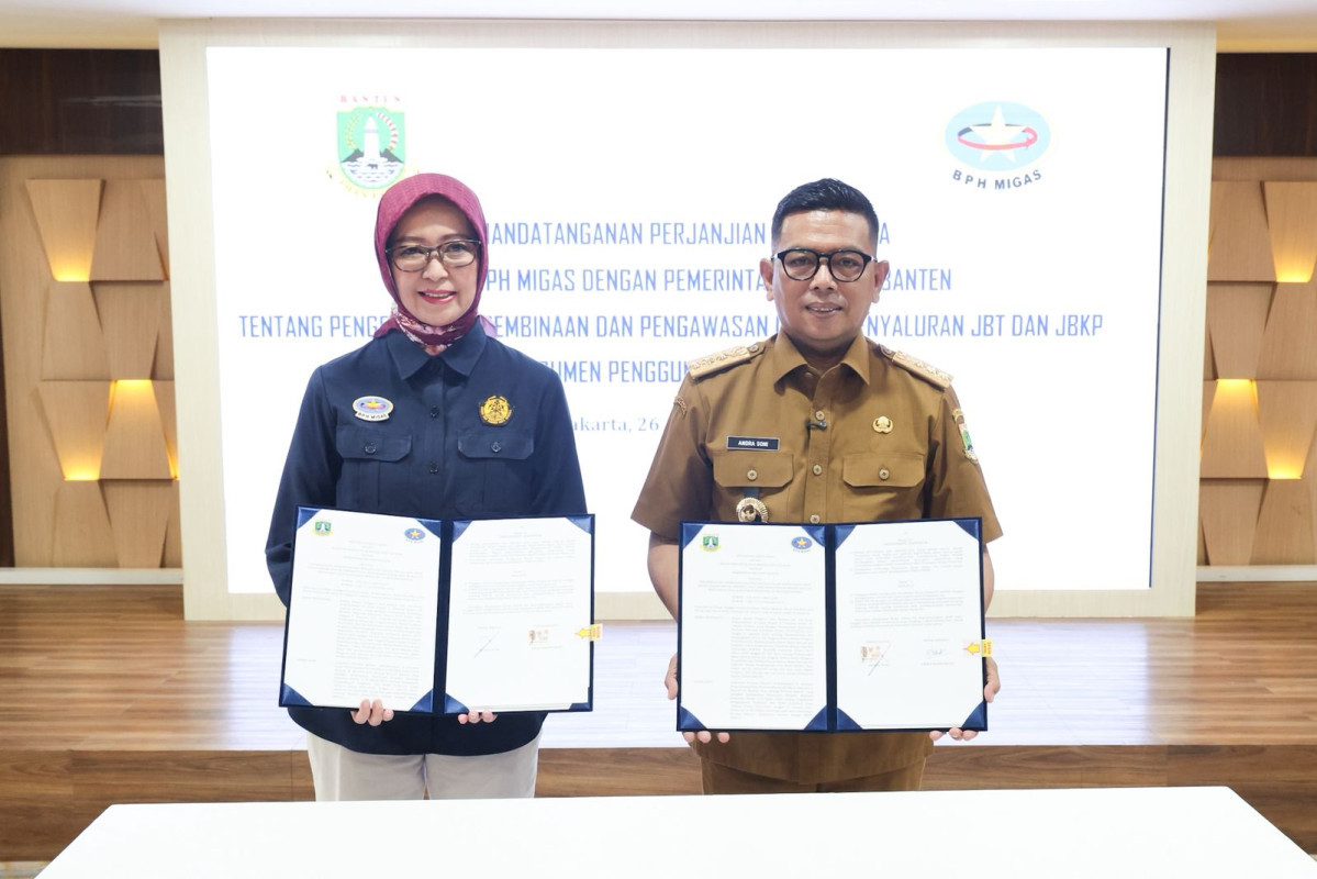 Perkuat Distribusi BBM Subsidi, Gubernur Banten Andra Soni Sepakati Kerjasama dengan BPH Migas