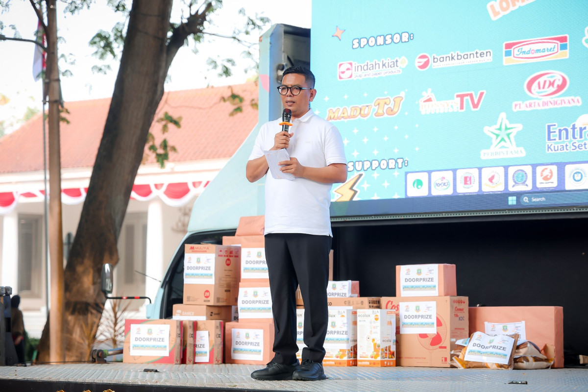 Senam Bareng Ribuan Warga Banten, Gubernur Andra Soni Ingin Masyarakat Sehat Demi Banten Kuat