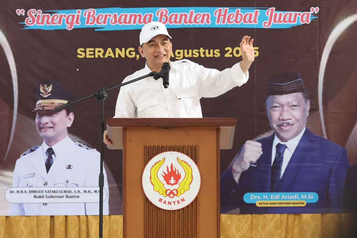Wagub Banten A Dimyati Natakusumah: KONI Provinsi Banten Harus Aktif Siapkan Atlet Juara