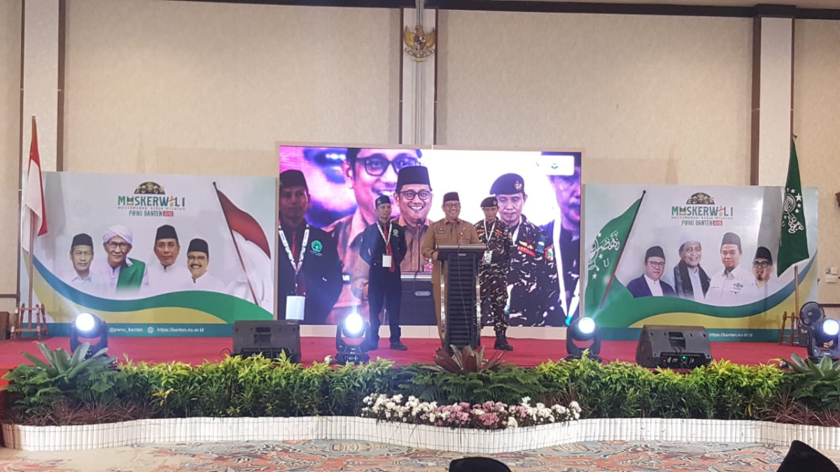 Kepala Biro Pemotda Setda Banten Wakili Wagub di Acara Muskerwil I PWNU Banten 2025-2030